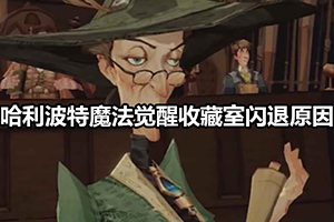 哈利波特魔法觉醒收藏室闪退原因