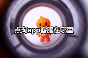 点淘app客服在哪里
