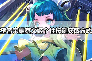 王者荣耀蔡文姬个性按键获取方式