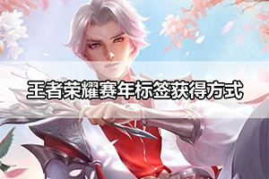 王者荣耀赛年标签获得方式