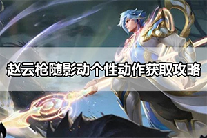 赵云枪随影动个性动作获取攻略