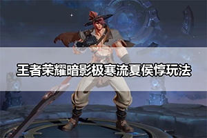 王者荣耀暗影极寒流夏侯惇玩法