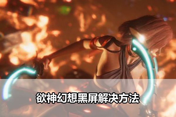 欲神幻想黑屏解决方法