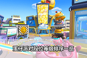 蛋仔派对段位等级排序一览