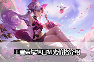王者荣耀旭日初光价格介绍
