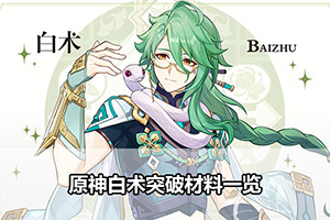 原神白术突破材料一览