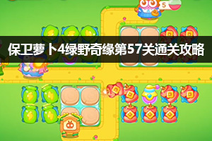 保卫萝卜4绿野奇缘第57关通关攻略