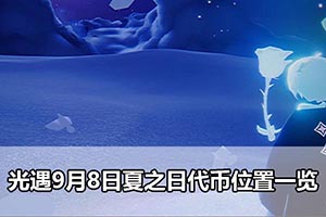 光遇9月8日夏之日代币位置一览