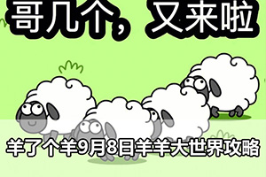 羊了个羊9月8日羊羊大世界攻略