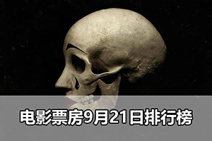 电影票房9月21日排行榜