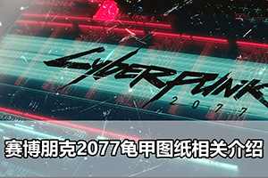 赛博朋克2077龟甲图纸相关介绍