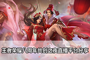 王者荣耀八周年共创之夜直播平台分享
