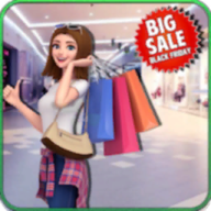 女生超市疯狂购物