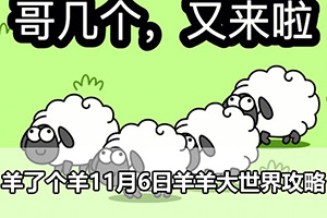 羊了个羊11月6日第二关攻略