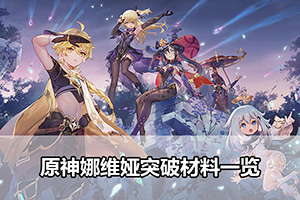 原神娜维娅突破材料一览