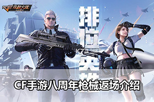 CF手游八周年枪械返场介绍