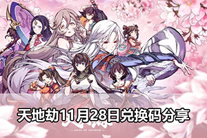 天地劫11月28日兑换码分享