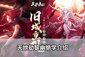 天地劫黎幽绝学介绍