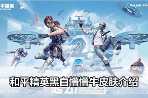 和平精英黑白懵懵牛皮肤介绍