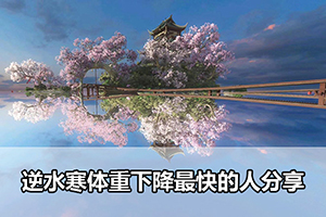 逆水寒体重下降最快的人分享