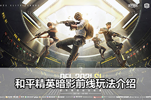 和平精英暗影前线玩法介绍