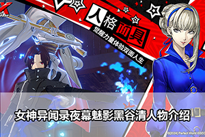 女神异闻录夜幕魅影黑谷清人物介绍